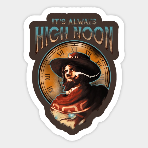 It's Always High Noon Sticker by CreativeOutpouring